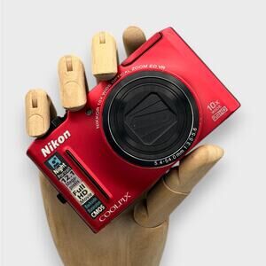 Nikon Coolpix S8100 Digital Camera | 12.1MP | Red